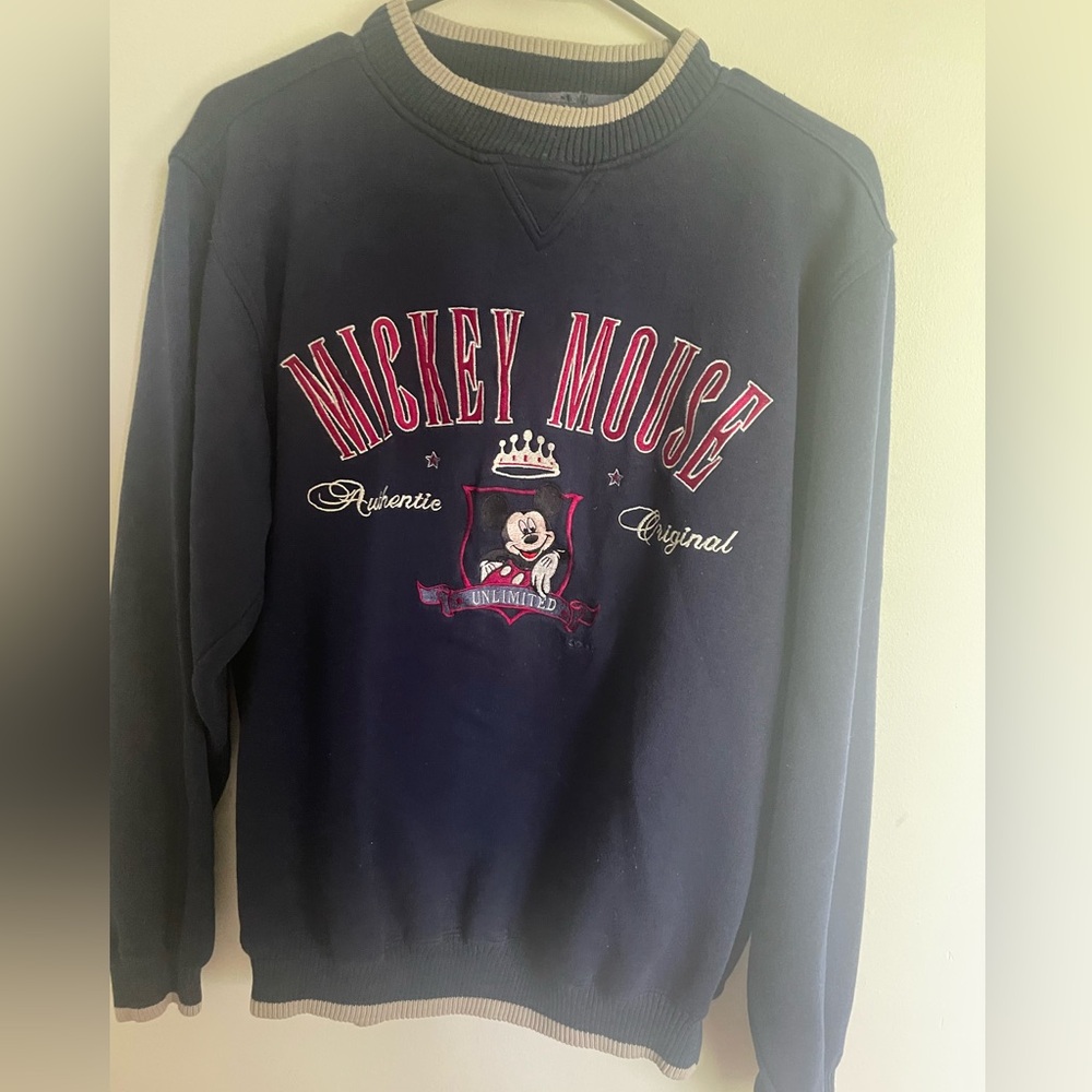 Vintage Disney Crewneck Navy Blue